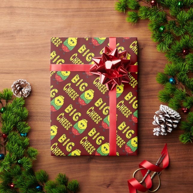 Papier Cadeau Grand fromage (Cadeau de vacances)