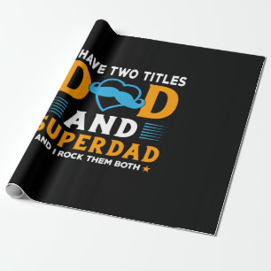 Papier Cadeau Grand-père Cadeau   Papa Et Super Papa
