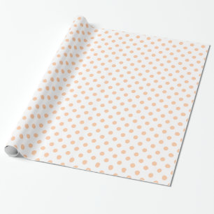 Papier Cadeau Grand pois - pêche profonde sur le blanc