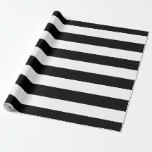Grand | rayé noir et blanc personnalisable
