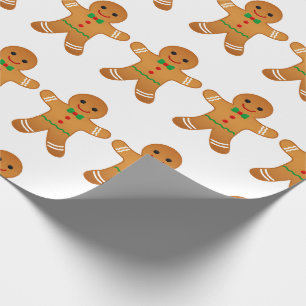 Papier Cadeau Grand vendeur de pain d'épices de Noël