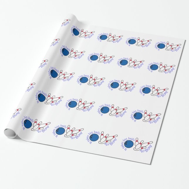 Papier Cadeau Grandes boules de roulement (Déroulé)