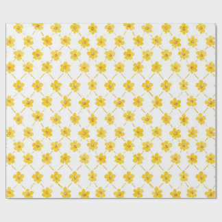 Papier Cadeau Grandmillénaires jaunes