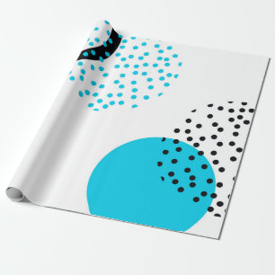 Papier Cadeau Graphique moderne, simple, tendance, en cercle urb