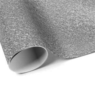 Papier Cadeau Graphite VIP métallique en verre brillant de gris