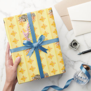 Papier Cadeau Gratitude profonde : "Merci pour vous" avec amour,