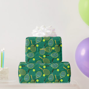 Papier Cadeau Green Tennis