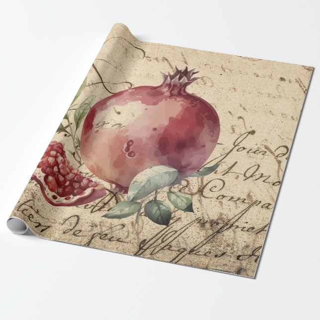 Papier Cadeau grenade (Déroulé)