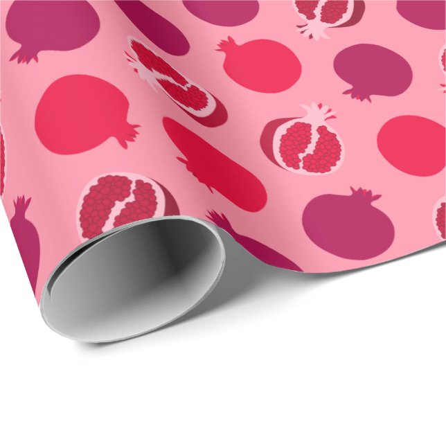 Papier Cadeau Grenade (Coin rond)
