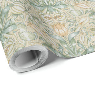 Papier Cadeau Grenade florale Vintage William Morris