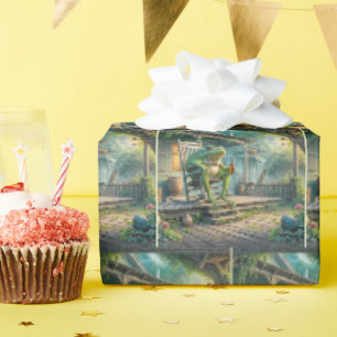 Papier Cadeau Grenouille Hillbilly