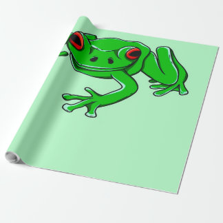 Papier Cadeau Grenouille verte Amphibien Grenouille Amoureux des