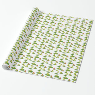 Papier Cadeau Grenouilles sans couture