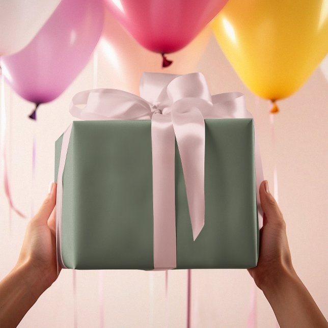 Papier Cadeau Grey verdâtre muet (Créateur téléchargé)