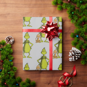 Papier Cadeau Grinch Max & Grinch Stance