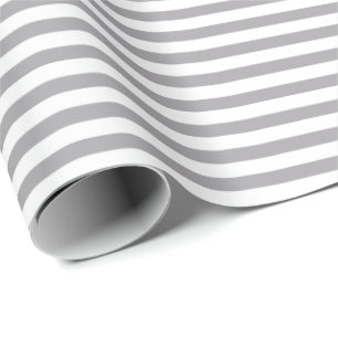 Papier Cadeau Gris acier  Papier à enveloppement blanc
