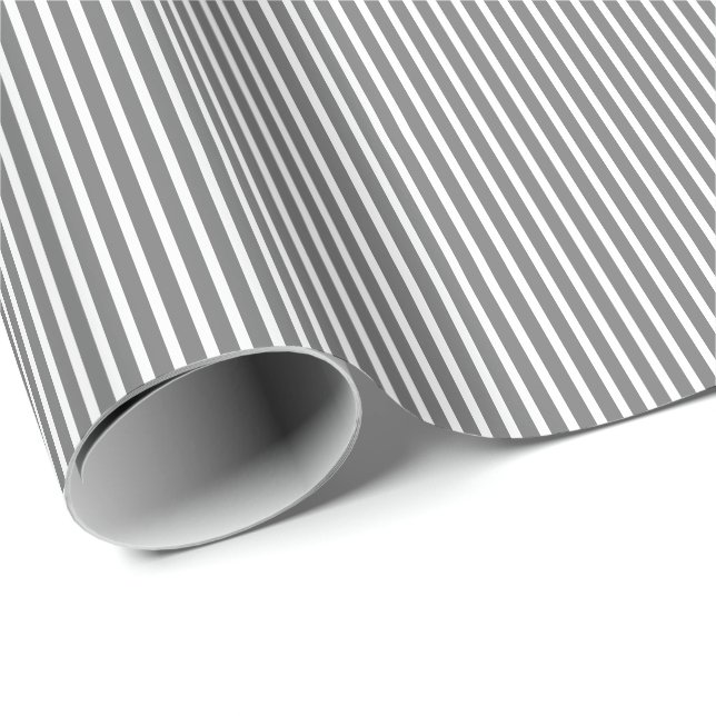 Papier Cadeau Gris Blancs Motif Diplômes Anniversaires (Coin rond)