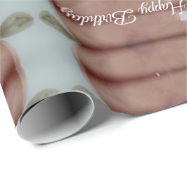 Papier Cadeau Gris Bleu Et Brown