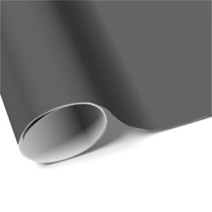 Papier Cadeau Gris foncé uni