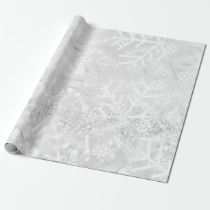 Papier Cadeau Gris Gris Parties scintillant Noël Fête Flambeau d