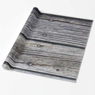 Papier Cadeau Gris Météo-board Effet Barne Siding