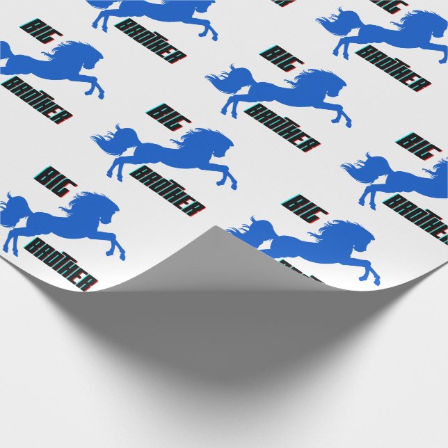 Papier Cadeau Grother Horse Rearing (Coin)
