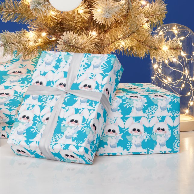 Papier Cadeau Grotte de Noël Papier d'emballage de vacances (Vacances)