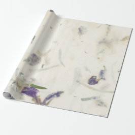 Papier Cadeau Grunge Floral Naturel Shabby Terre Grass Mulberry