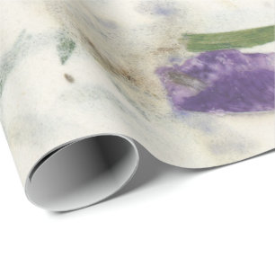 Papier Cadeau Grunge Floral Naturel Shabby Terre Grass Mulberry