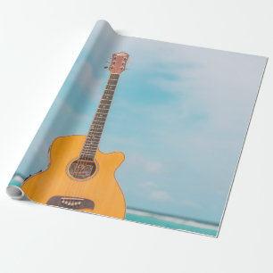 Papier Cadeau Guitare de basse cool