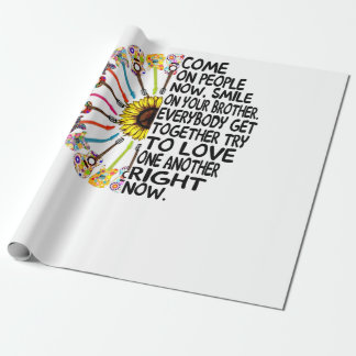 Papier Cadeau Guitare Lover | Cadeau de guitare florale acoustiq