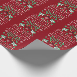 Papier Cadeau Guitares Musique Vilain Sweat de Noël