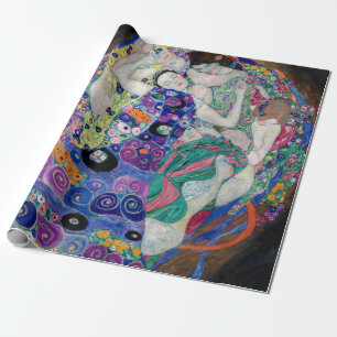 Papier Cadeau Gustav Klimt Peindre La Vierge