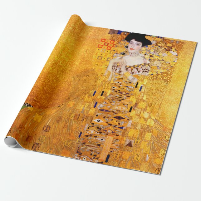 Papier Cadeau Gustav Klimt Portrait d'Adele Bloch-Bauer I (Déroulé)