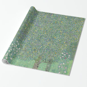 Papier Cadeau Gustav Klimt Rosebushes Under the Trees GalleryHD