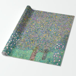 Papier Cadeau Gustav Klimt - Roseraies sous les Arbres
