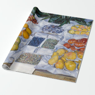 Papier Cadeau Gustave Caillebotte - Fruits disposés sur une étal