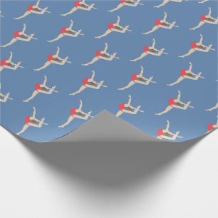 Papier Cadeau Gymnaste féminine