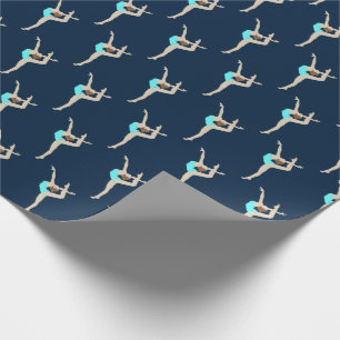 Papier Cadeau Gymnaste féminine