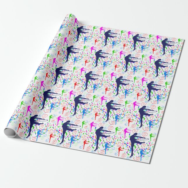 Papier Cadeau Gymnastique artistique (Déroulé)