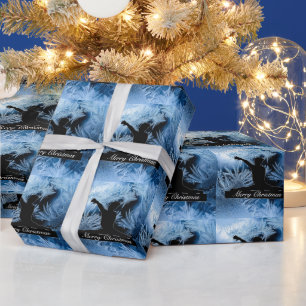 Papier Cadeau Gymnastique "Joyeux Noël" Papier à enveloppement c