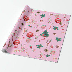 Papier Cadeau Gymnastique Papier d'enveloppement de Noël Ajouter