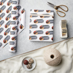 Papier Cadeau Gyro Gita Viande Sandwich Méditerranéen