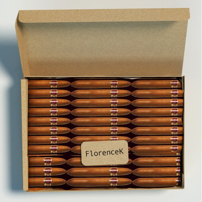 Papier Cadeau Habana Cigar Vip de luxe cubain (Habana Cigar Luxury Vip Cuban Wrapping Paper)