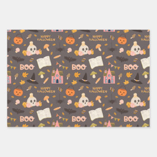 Papier cadeau Halloween