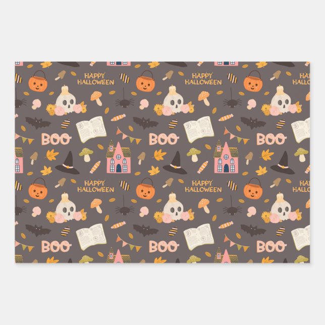 Papier cadeau Halloween (Devant 3)