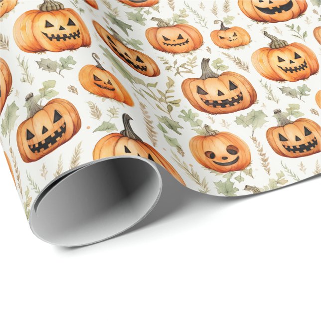 Papier Cadeau Halloween (Coin rond)