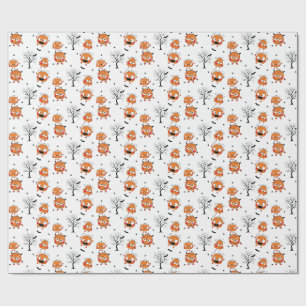 Papier cadeau Halloween Chauve-souris bébé sucré e
