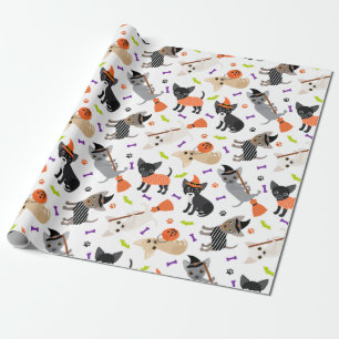 Papier Cadeau Halloween Chihuahua