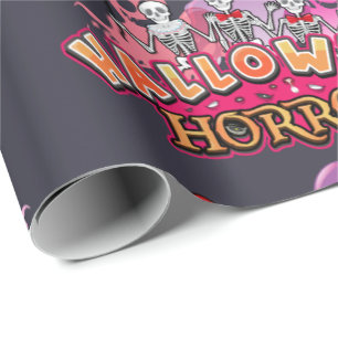 Papier Cadeau Halloween Clowns effrayants Horreur
